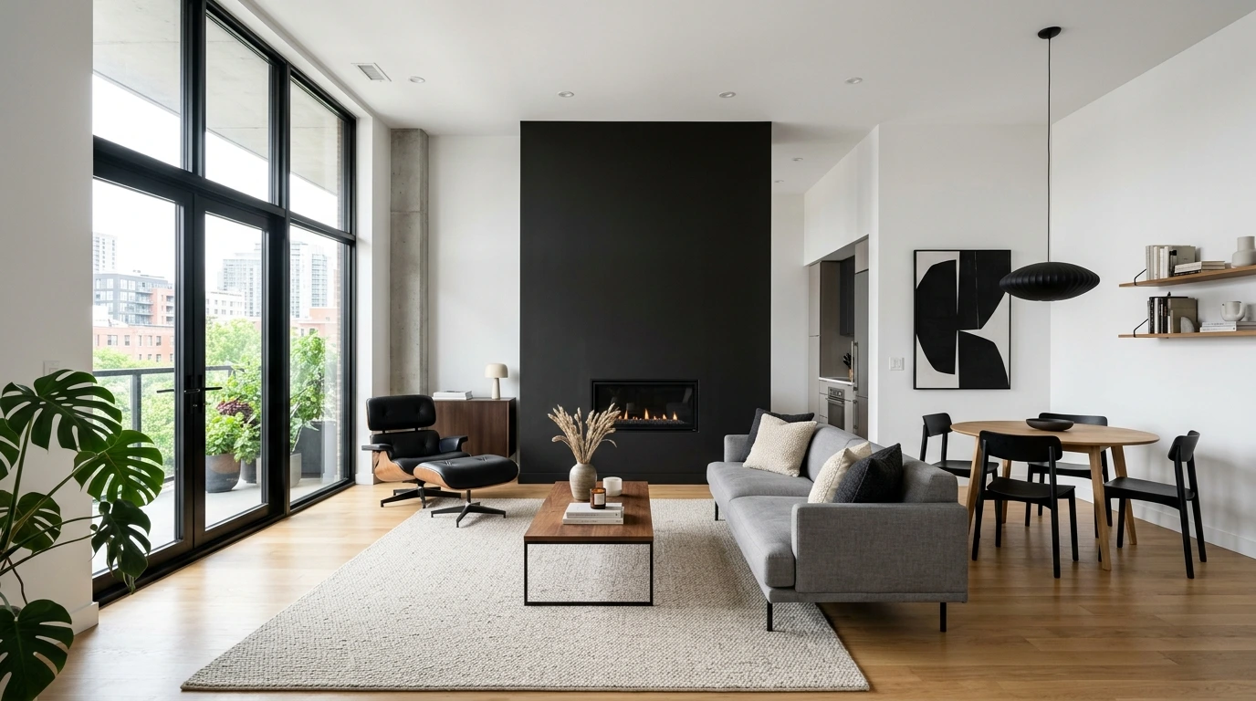 What To Know Before Painting One Black Wall In Your Home