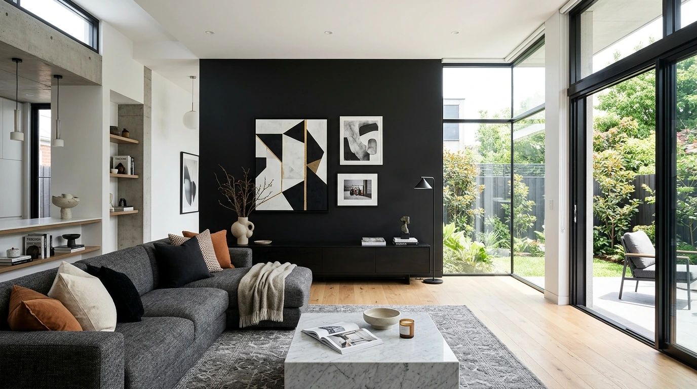 5 Reasons You Absolutely Need A Black Accent Wall This Year