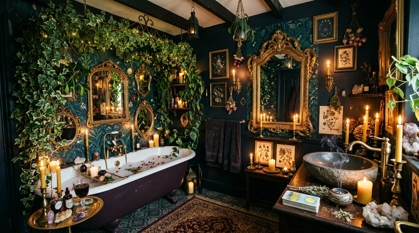 How To Get That Whimsigoth Bathroom Aesthetic On A Budget