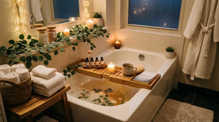 How To Turn Your Apartment Bathroom Into A Cozy Dream Spa