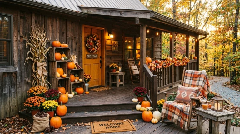 15 Rustic Fall Porch Ideas To Instantly Boost Your Curb Appeal