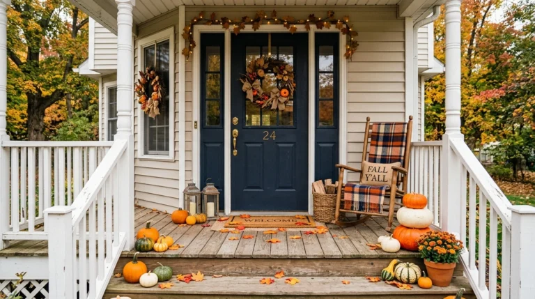 12 Easy Fall Front Porch Decor Ideas On A Super Tight Budget