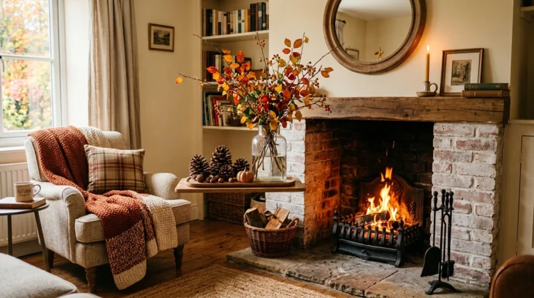 5 Affordable Ways To Make Your Fireplace Mantel Feel Like Fall