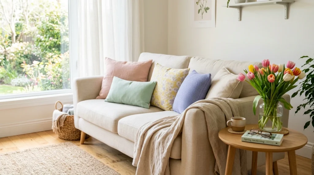 How To Style Your Couch For Spring Freshness After A Long Winter